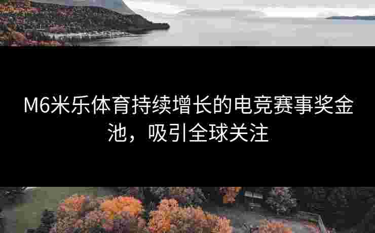 M6米乐体育持续增长的电竞赛事奖金池，吸引全球关注