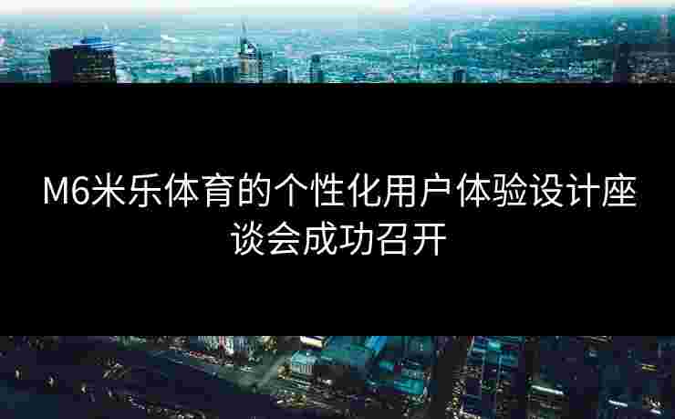 M6米乐体育的个性化用户体验设计座谈会成功召开