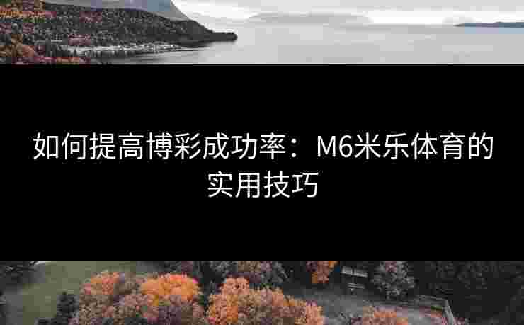 如何提高博彩成功率：M6米乐体育的实用技巧