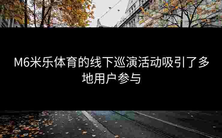 M6米乐体育的线下巡演活动吸引了多地用户参与